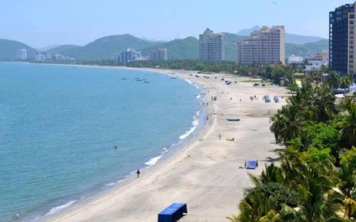 Hermoso Apto Cerca A La Playa Bello Horizonte Plaza Apartment Santa Marta  Exterior photo